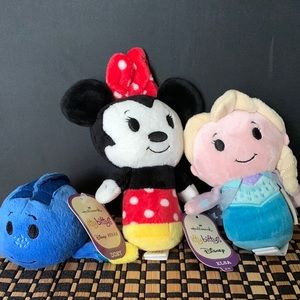 Hallmark Itty Bittys Elsa Minnie Mouse Dory Lot Or 3 Collectible Plush